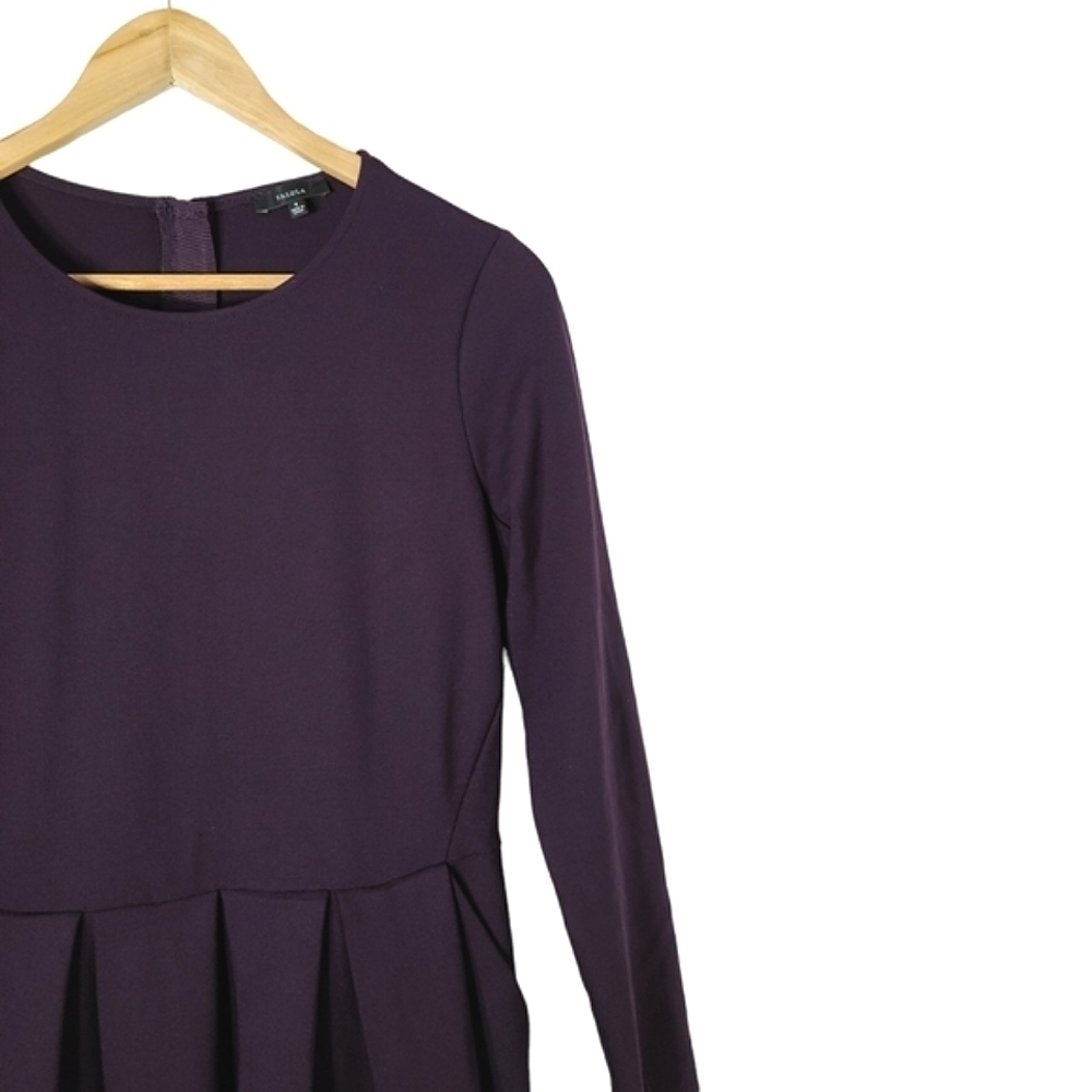 Aritzia Talula Tartine Purple Long Sleeve Mini Dress Women's Size S - Picture 6 of 12